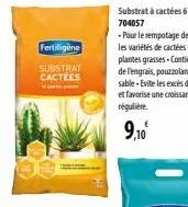 fertiligène  substrat cactées 