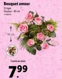 Bouquet de fleurs offre à 7,99€ sur Lidl