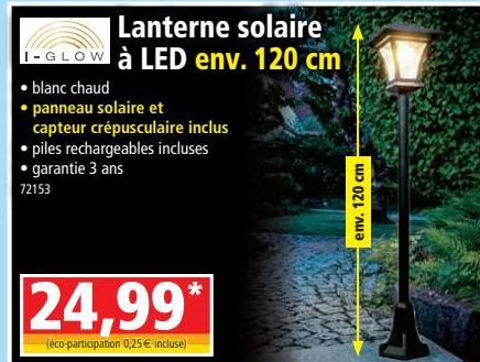 lanterne solaire à LED 