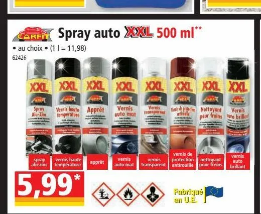 spray auto xxl