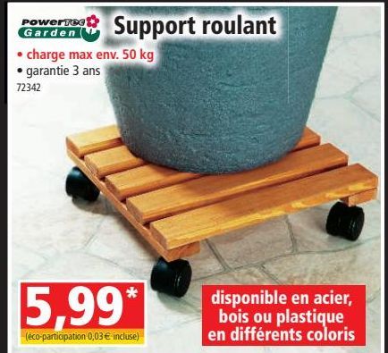 Support roulant