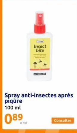 insect bite  8.9/1  aftercare  consulter 