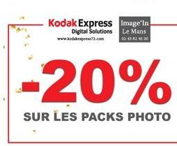 -20%  SUR LES PACKS PHOTO 