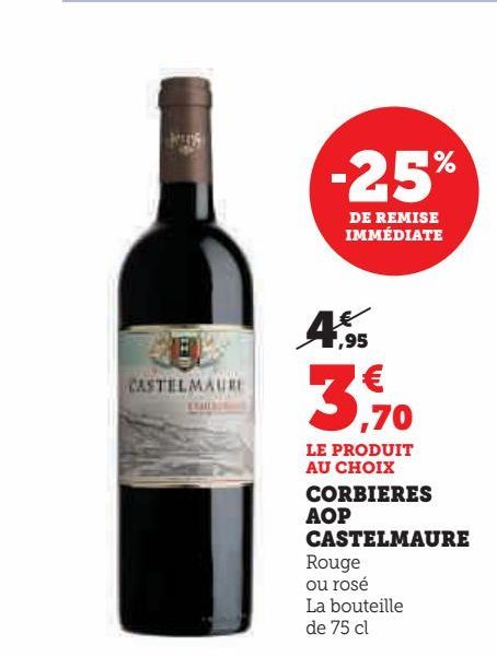 CORBIERES  AOP  CASTELMAURE