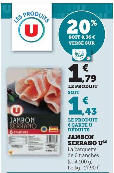 JAMBON SERRANO U