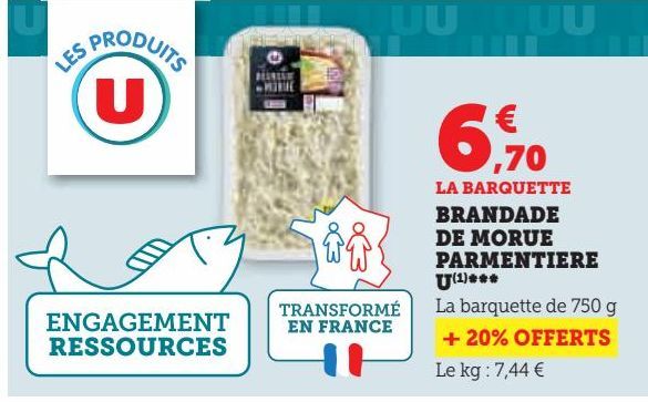 BRANDADE DE MORUE PARMENTIERE U