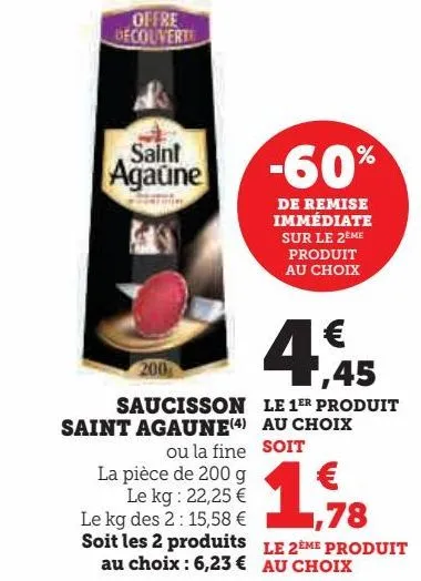 saucisson saint agaune