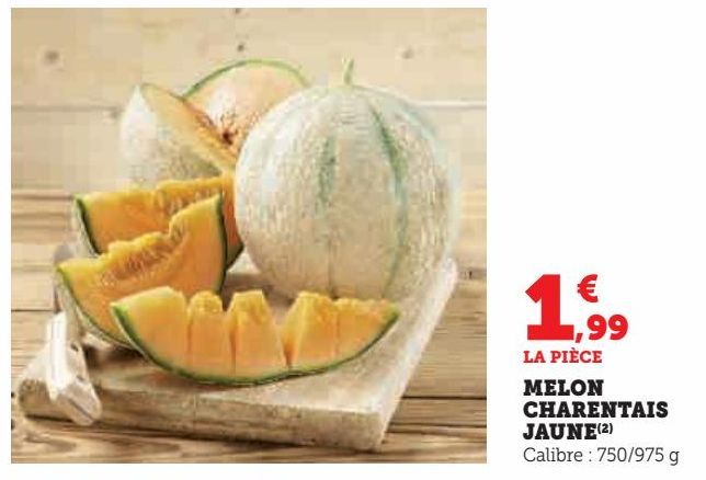 MELON CHARENTAIS JAUNE