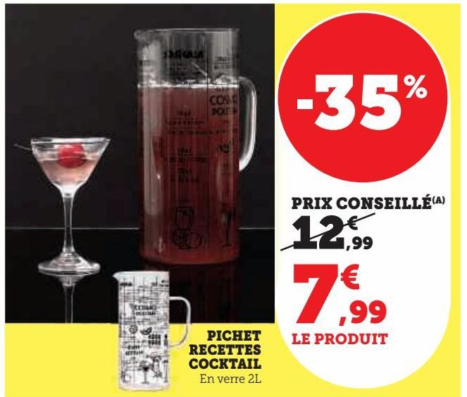 Pichet recettes cocktail