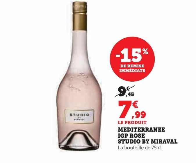 mediterranee igp rose studio by miraval 