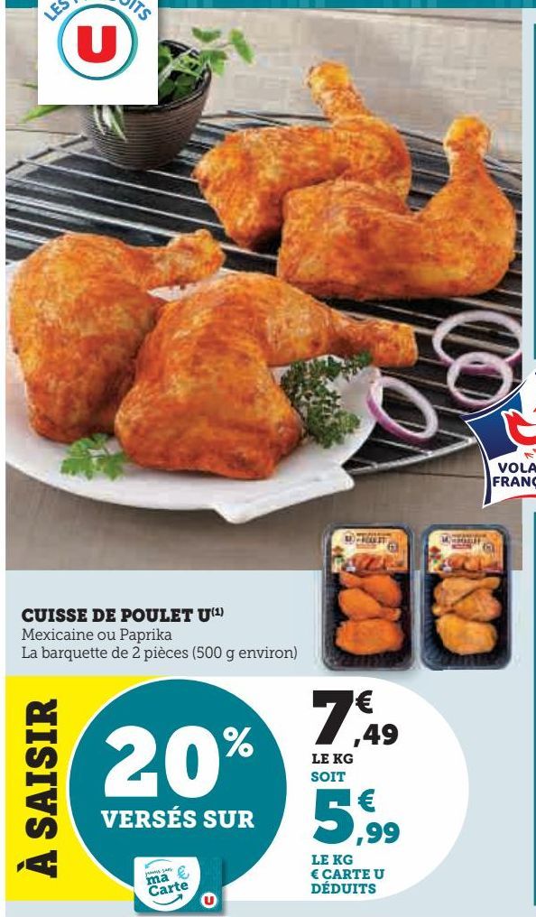 cuisse de poulet U