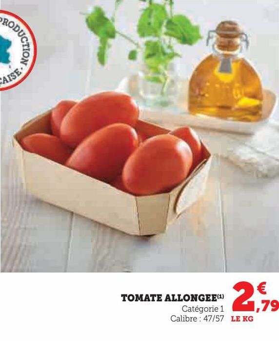 tomate allongée 