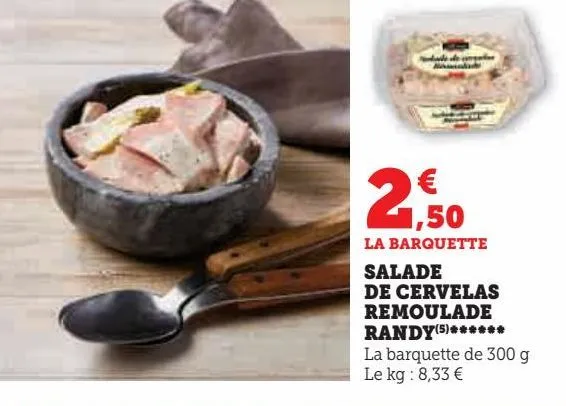 salade de cervela remoulade randy 