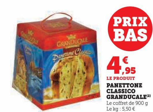 panettone CLASSICO GRANDUCALE