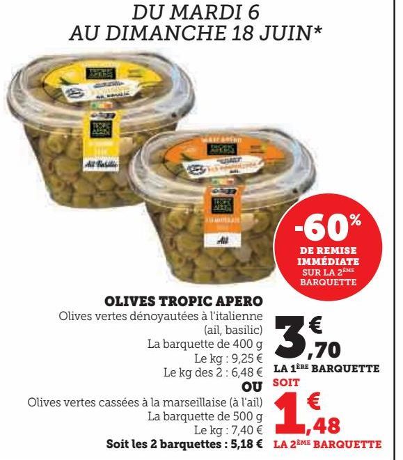 olives tropic apero 