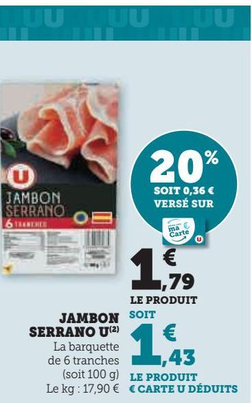 jambon serrano U