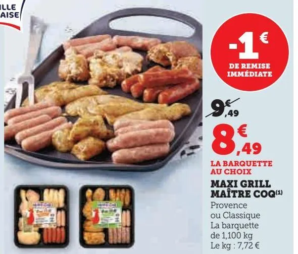 maxi grill maître coq