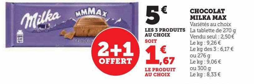 chocolat Milka