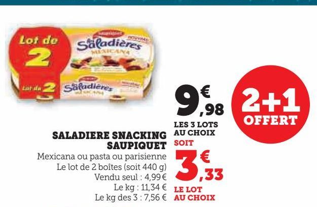 SALDIERE SNACKING SAUPIQUET 