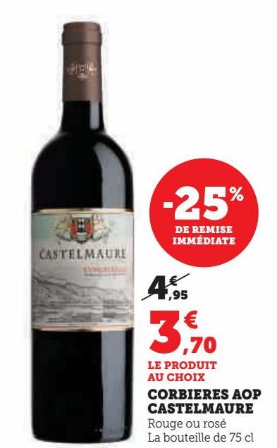 CORBIERES AOP CASTELMAURE 