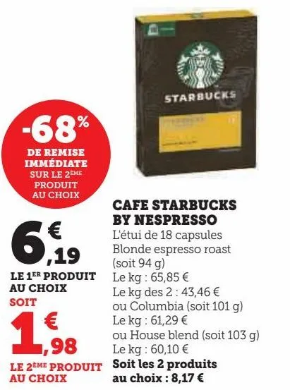 cafe starbucks by nespresso 