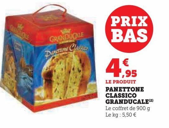 PANETTONE CLASSICO GRANDUCALE 