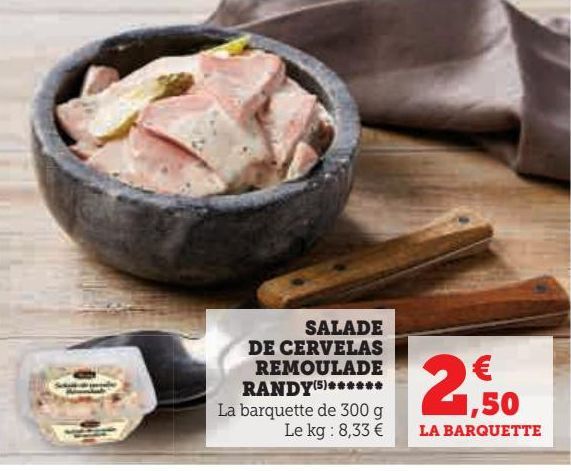 SALADE DE CERVELAS REMOULADE RANDY 