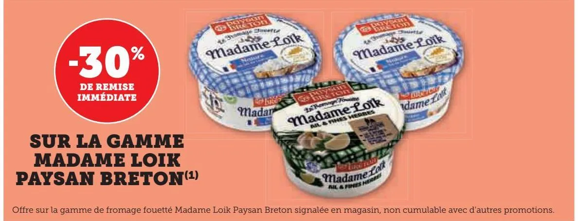 la gamme madame loik paysan breton 