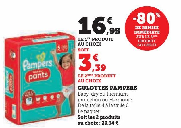 culottes Pampers