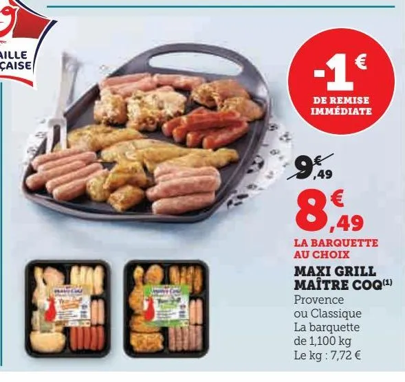 maxi grill maître coq