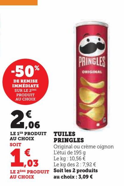 Tuiles Pringles