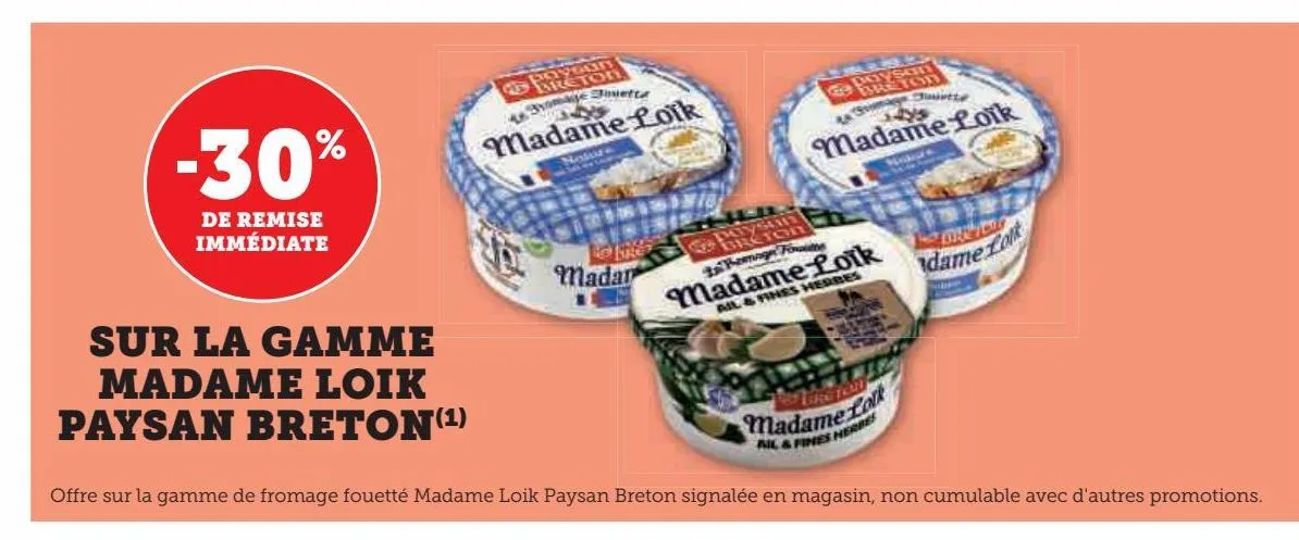 la gamme madame loik paysan breton