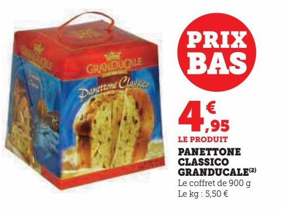 panettone classico Granducale