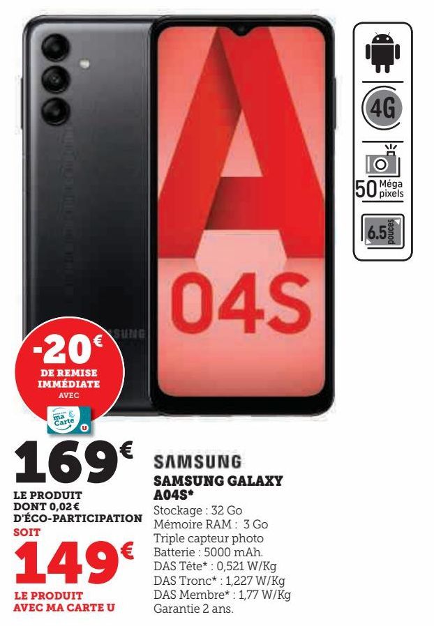 Samsung Galaxy A04S*