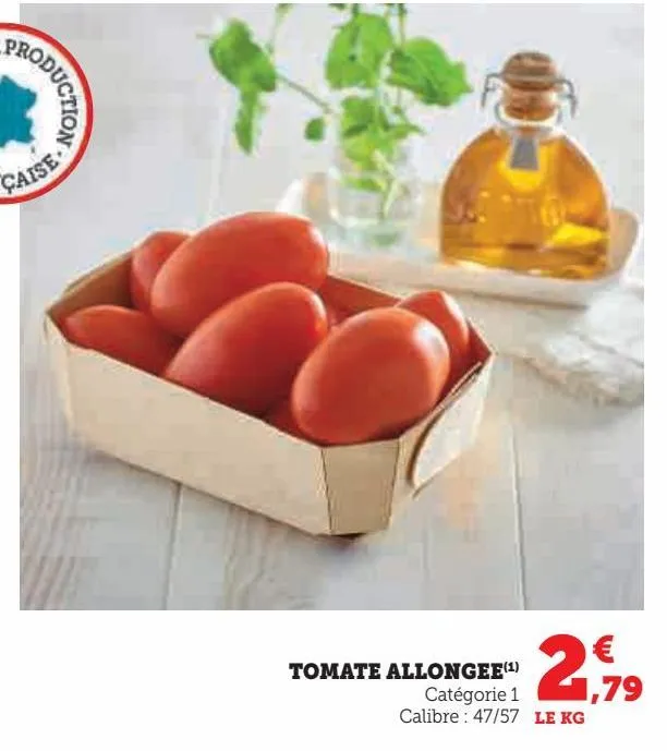 tomate allongee