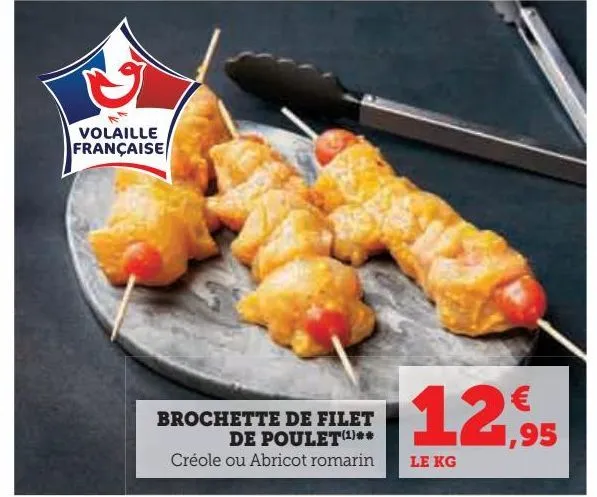 brochette de filet de poulet 