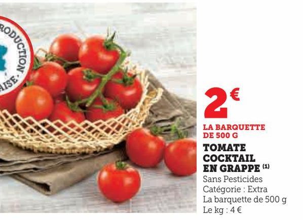 TOMATE COCKTAIL EN GRAPPE 