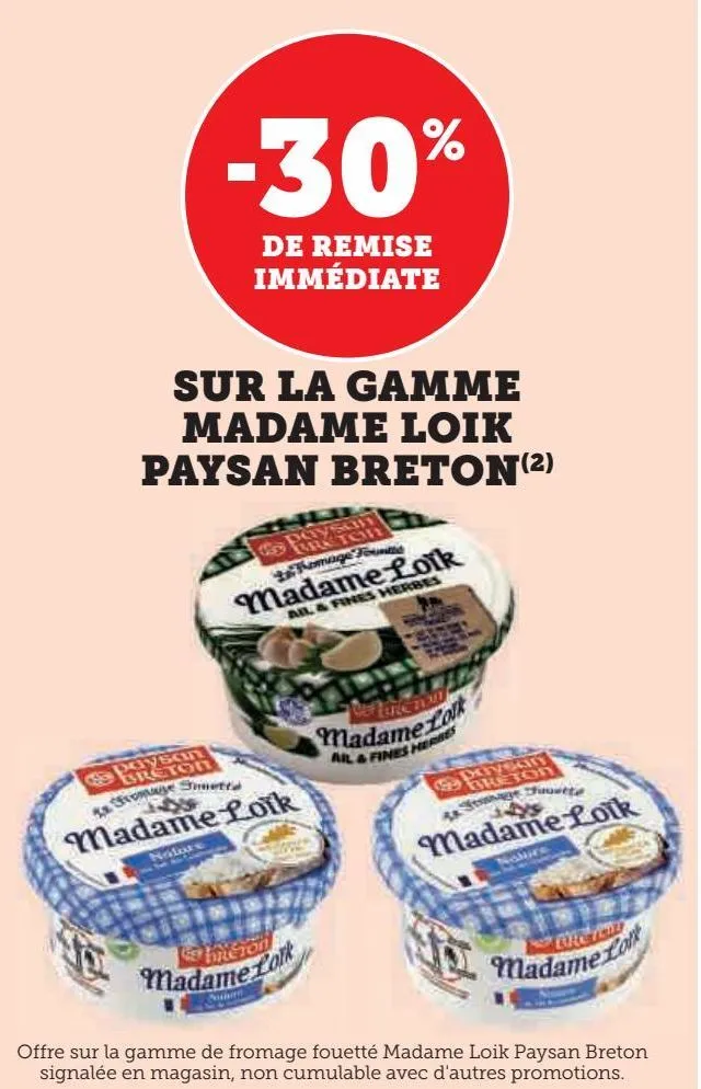 la gamme madame loik paysan breton 