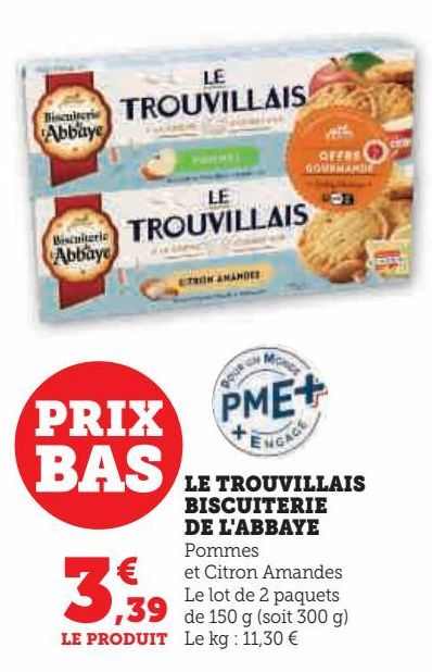 LE TROUVILLAIS BISCUITERIE DE L'ABBAYE