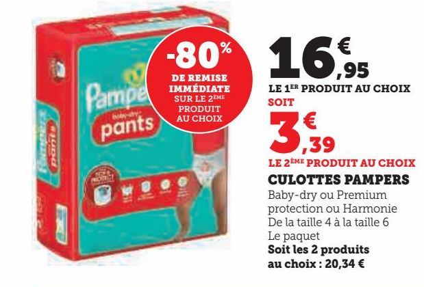 CULOTTES PAMPERS 