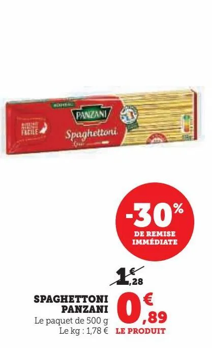 spaghettoni panzani 