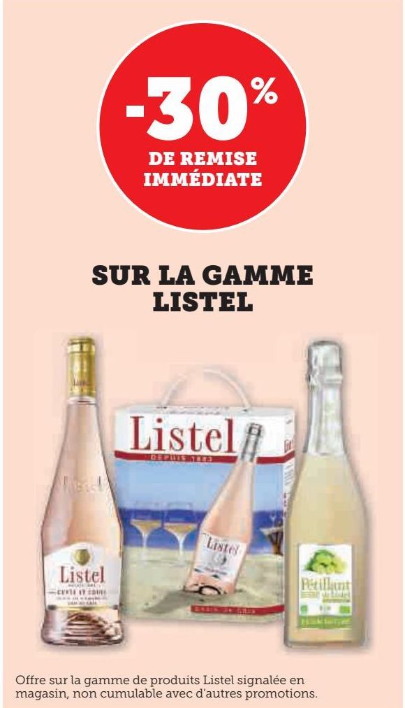 LA GAMME LISTEL 