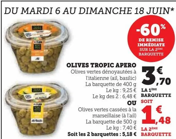 olives tropic apero 