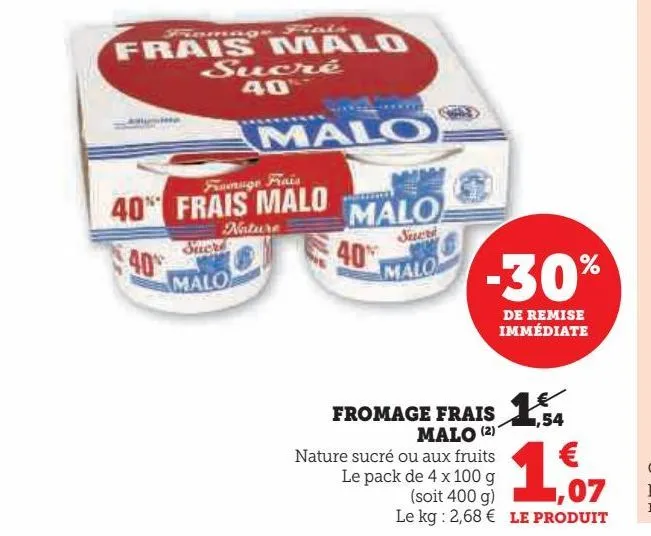 fromage frais malo