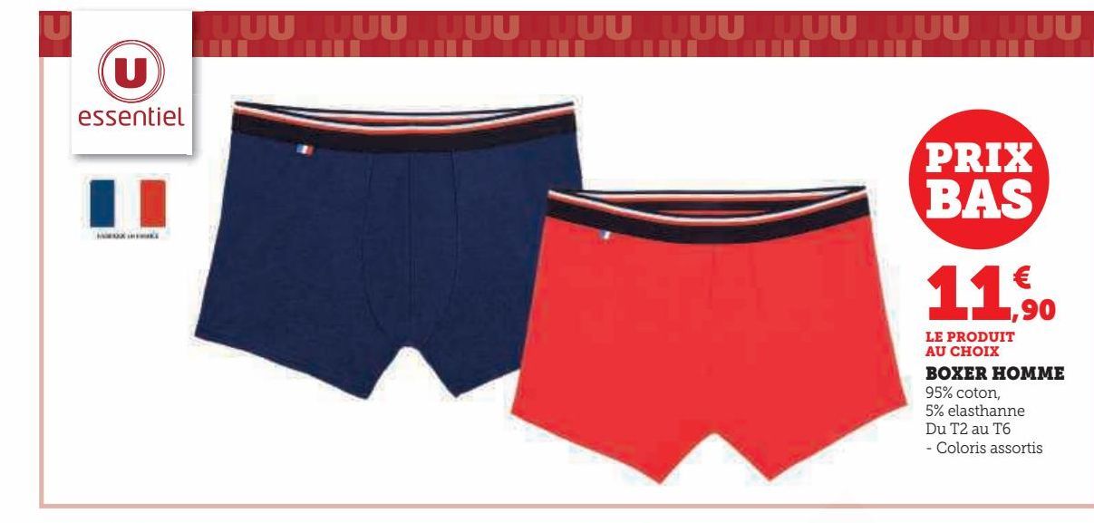 BOXER HOMME