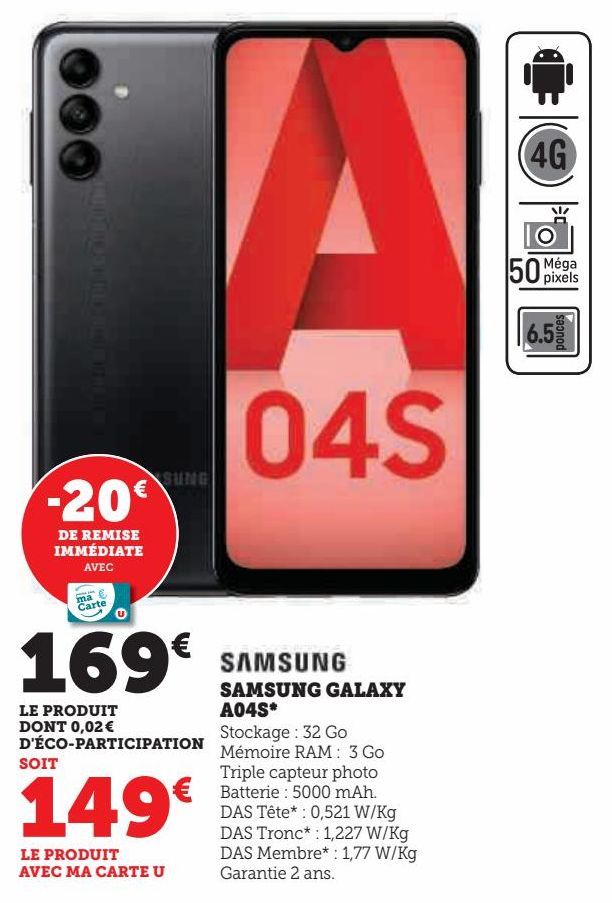 Samsung Galaxy A04S