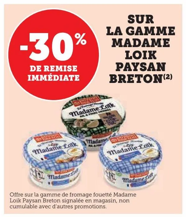 la gamme  madame  loik  paysan  breton