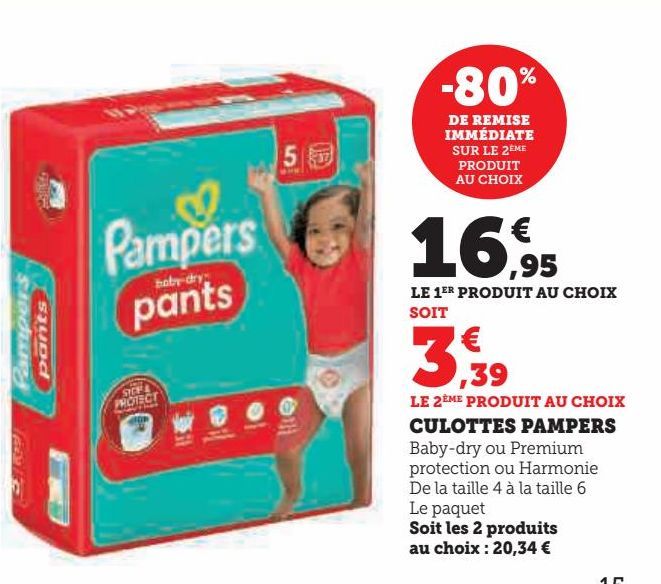 CULOTTES PAMPERS