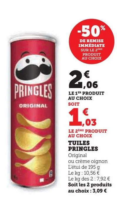 tuiles pringles