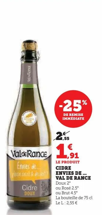 cidre envies de val de rance